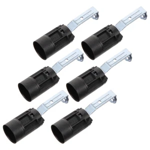 6 Pcs Screw Lamp Holder Socket Replacement Sleeve Lampshade Fittings Bulb - Picture 1 of 12