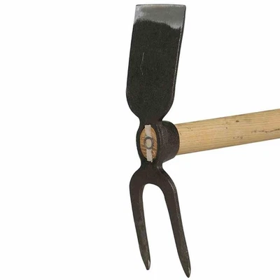 SIENA GARDEN Gartenhacke 2-zinkig mit Eschenstiel 135 cm FSC 100% - Bild 1 von 2