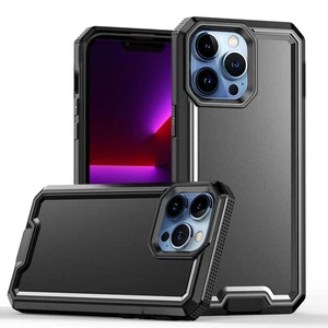 For iPhone 11 Pro Max Case Strong Fused Shockproof Hybrid Cover + Tempered Glass - Picture 1 of 3
