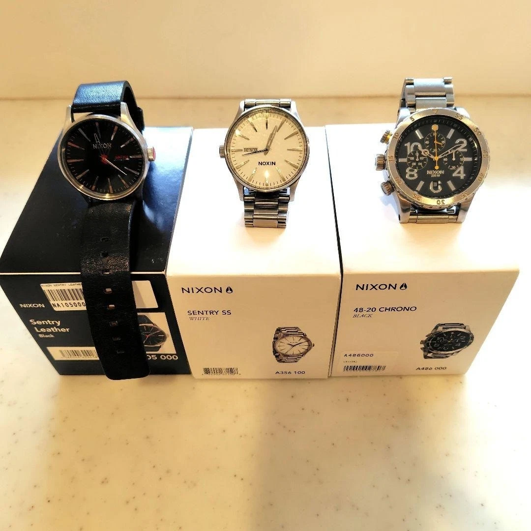 NIXON 3本セット 48-20 CHRONO + SENTRY 2本 Nixon 48-20 Watches for sale | eBay