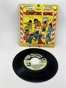Peter Pan Records The Counting Song Ten Little Indians 45 RPM 1418 - Bild 1 von 9