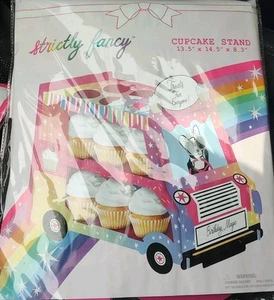 new strictly fancy Cupcake Stand 3 Tier disposable cupcake truck birthday magic - Picture 1 of 3