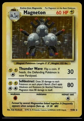 Magneton Holo Rare Base Set 009/102 MP - Image 1 of 2