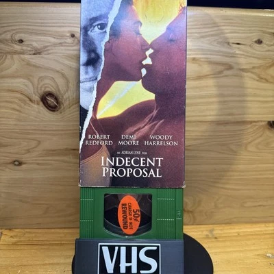 Indecent Proposal VHS Tape, Rare Green * Buy 2 Get 1 Free - Bundle Shipping - Image 1 of 2