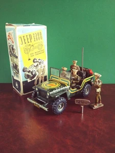 Seltener Arnold Constabulary Jeep Blechspielzeug mit OVP - Bild 1 von 12