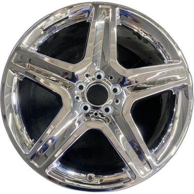 Llanta original AMG Mercedes-Benz cromada clase GLE 20” 2016-2019 85551A Foto 1 de 4