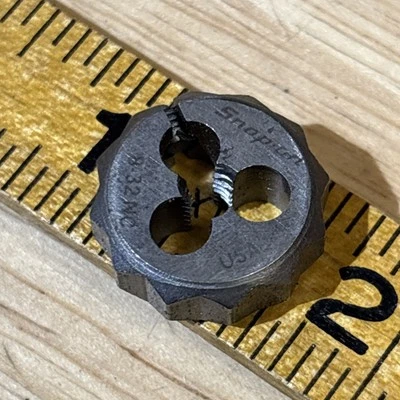 Snap On 8-32 8mm NC Die Double Hex From Set TD2425 USA READ! - Image 1 of 4