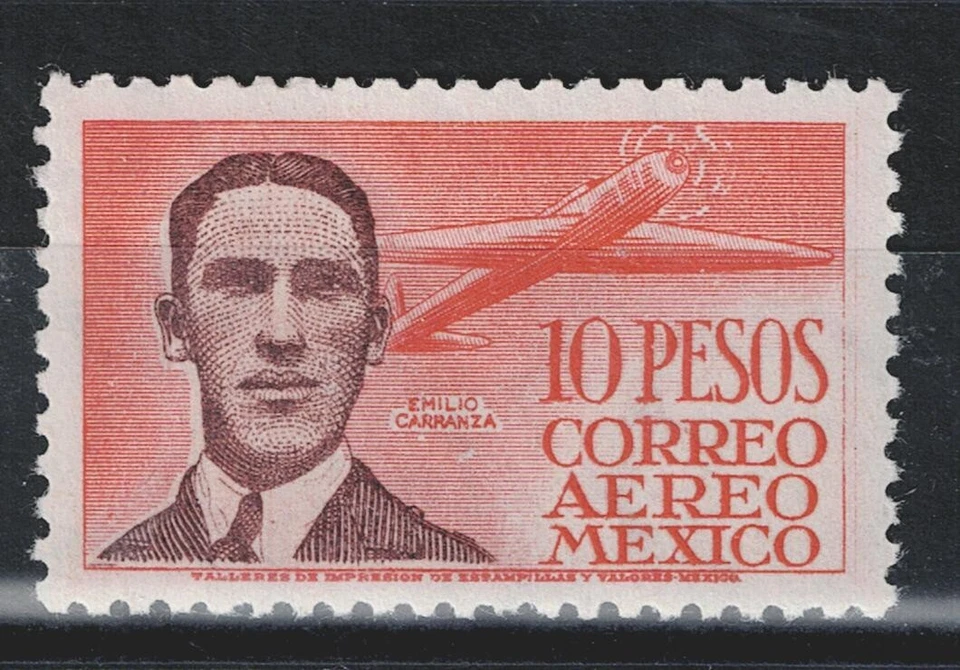 Mexico Aviation Aircraft stamp 1968 MLH A-2 - Image 1 of 1
