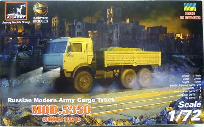 Camion Russo Mod.5350, 1/72, Armory, Plastica, Parti Fotoincise, NUOVO - Immagine 1 di 4