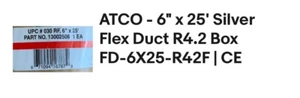 6" x 25' Flexkanal R4.2 Box ATCO - FD-6X25-R42F | CE - Bild 1 von 2