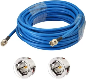 Cable de video digital Belden 1694A HD-SDI RG-6 4,5 GHZ BNC a BNC macho 100 pies - Imagen 1 de 7