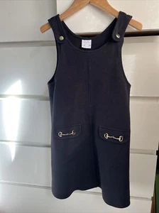 ZARA Navy Blue Girls Dress Size 9 - Picture 1 of 9