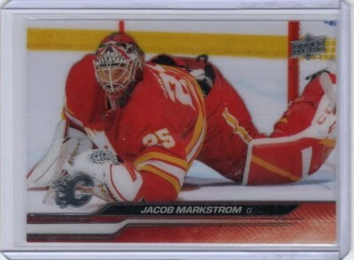 2023-24 Upper Deck #279 Jacob Markstrom Clear Cut - Image 1 of 2