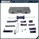 13pc Auto Body Repair Tool Kit Dent Puller w/ 6lbs Slide Hammer Heavy Duty