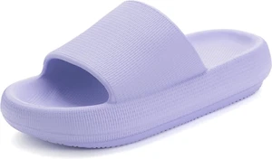 Pillow Slippers for Women and Men | House Slides Shower Sandals | Cushioned Thic - Picture 1 of 11