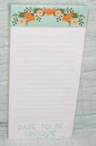 Be Inspired Be Dare to Be Lista Magnética Única Almohadilla/Bloc de Notas NUEVO Envío Rápido - Imagen 1 de 4