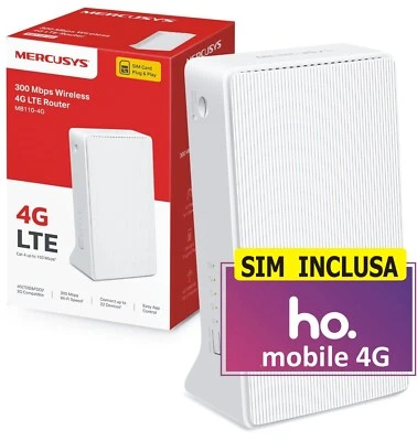 MODEM, ROUTER WIFI con SIM INCLUSA, da 6,99€ al mese Senza Vincoli - Immagine 1 di 4