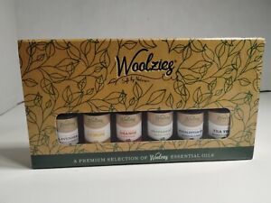 WOOLZIES ESSENTIAL OILS PREMIUM SELECTION VARIETY 6 PACK - 10 ML EACH - NEW
