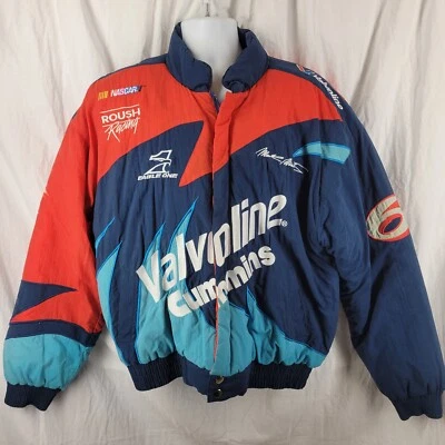 Roush Racing Valvoline Jacket Cummins Sz Large Vintage #6 Mark Martin - Image 1 of 4