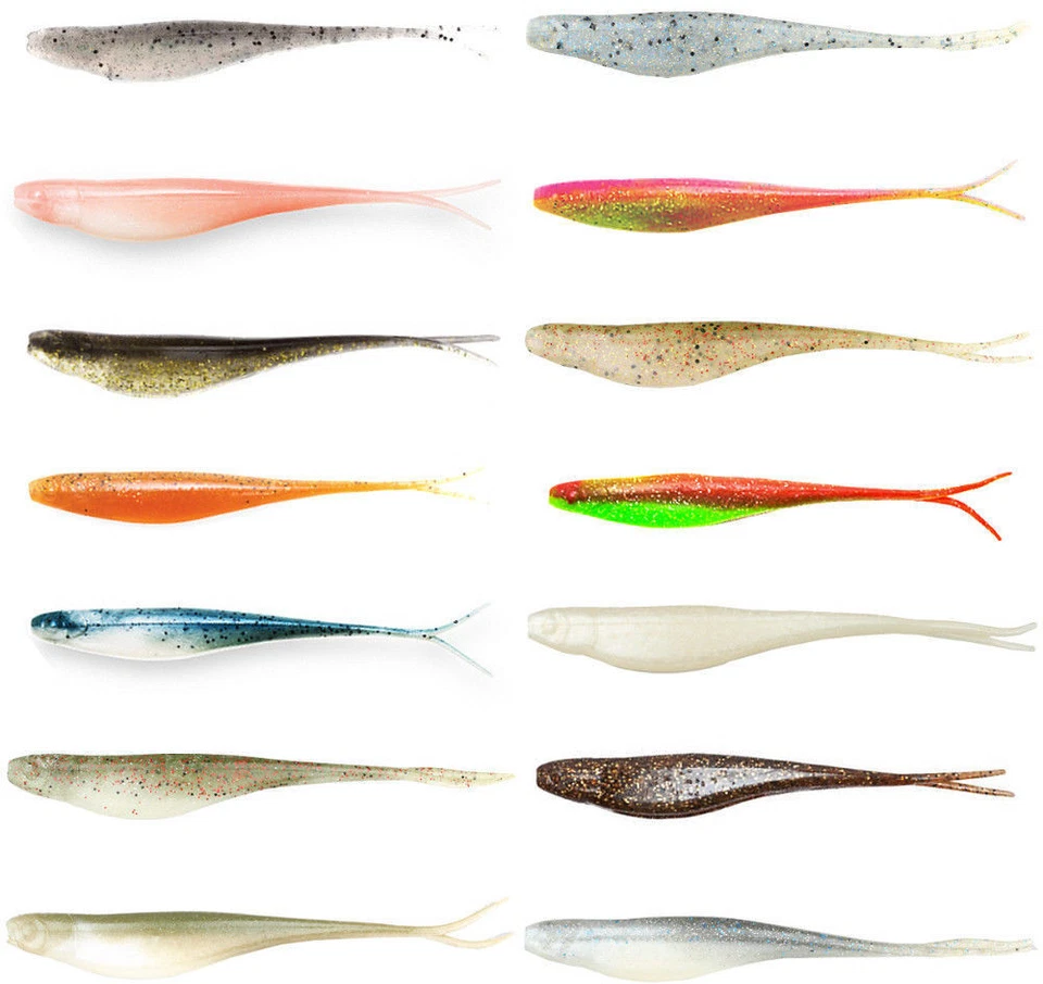 Z-Man Scented Jerk ShadZ 7 inch Soft Plastic Jerkbait 4 pack, Zman Fishing Bait - Image 1 of 1