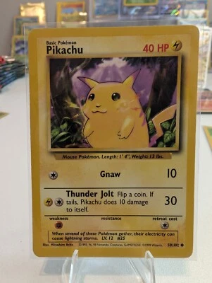 Pokémon TCG Pikachu  58/102  - Image 1 of 2