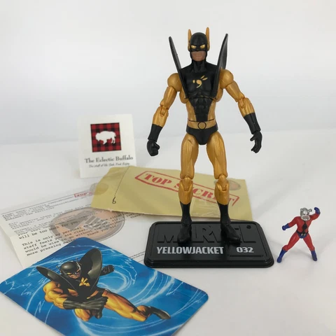 YELLOWJACKET And Tiny ANT MAN #032 Marvel Universe 3.75" Action Figure 2009 Cover