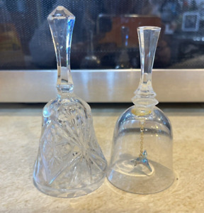 Pair of Collectible Crystal/Glass Bells