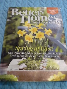 2-for-1 BETTER HOMES & GARDENS-APRIL 2008 &2009-CLEAVER IDEAs for storage/BLOOMS - Picture 1 of 12