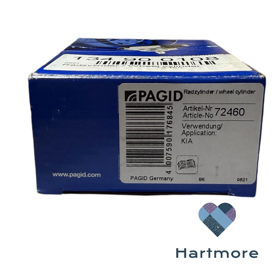 Cilindro de rueda trasero derecho/derecho Pagid 72460 Foto 1 de 4