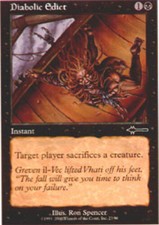 4x Diabolic Edict ~ Moderately Played Beatdown MTG Magic x4 4 UltimateMTG Playse