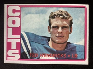 1972 Topps Ted Hendricks (#93) NM HOFer, Rookie Card, SB Champ ^GRUMPYBUCK^ - Picture 1 of 2