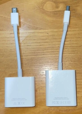 Genuine Apple Mini DisplayPort to DVI and VGA Adapter A1305 A1307 - Image 1 of 3