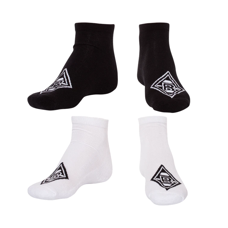 VfL Borussia Mönchengladbach Sneakersocken 2er Pack Gr. 35-46