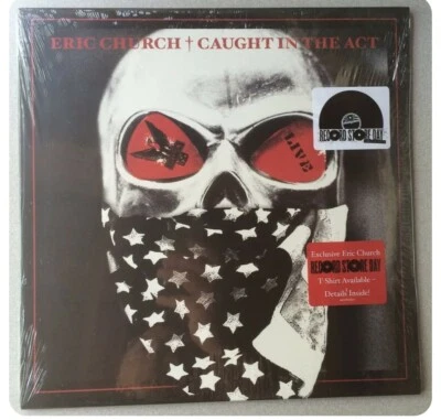 ERIC CHURCH Caught In The Act 2 LP 2017 RSD Red Vinyl RARE NEW SEALED Only 2,500 - Image 1 of 3