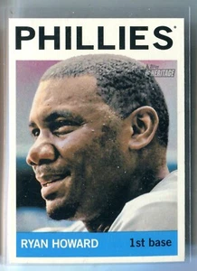 Topps Heritage Ryan Howard 2013 High Number Sp impresión corta #428 Phillies - Imagen 1 de 1