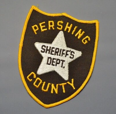 Pershing County Nevada Sheriff's Dept. Vintage Older Style Patch ++ Mint NV - Image 1 of 2