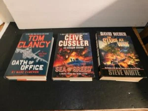 Stars At War David Weber, Sea of Greed Clive Cussler, Oath of Office Tom Clancy - Picture 1 of 1