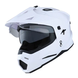 1Storm Dual Sport Motorcycle Off Road Full Face Dual Visor Helmet HF802CLS  - Picture 1 of 62