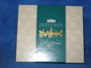 Adorno de Navidad Asociación Histórica de la Casa Blanca 2001 - Imagen 1 de 2