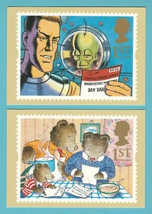 GS 2 - ROYAL MAIL - COMO NUEVO JUEGO DE 10 SALUDOS - TARJETAS DE MENSAJES - 1994 - Imagen 1 de 10