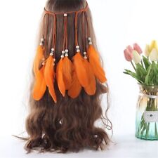 Banda para el cabello accesorios para el cabello de pluma gitano indio bohemio diadema