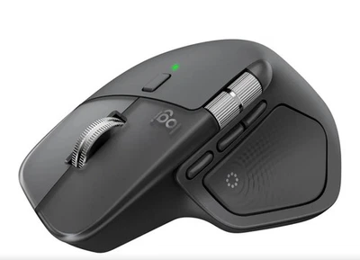 Logitech MX Master 4 Wireless Mouse with Quiet Clicks 8K DPI Bluetooth Graphite - Image 1 of 4
