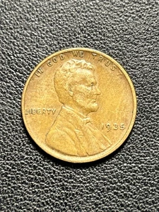1935 P Lincoln Wheat Penny Cent No Mint Mark - Circulated Philadelphia Mint - Picture 1 of 2