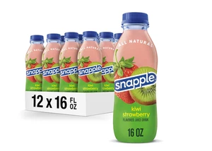 Snapple Kiwi Erdbeersaft Getränk, 16 flüssige Unzen recycelte Plastikflasche - Bild 1 von 4