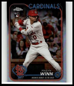 2024 Topps Chrome Update Refractor Masyn Winn RC Cardinals - Bild 1 von 2