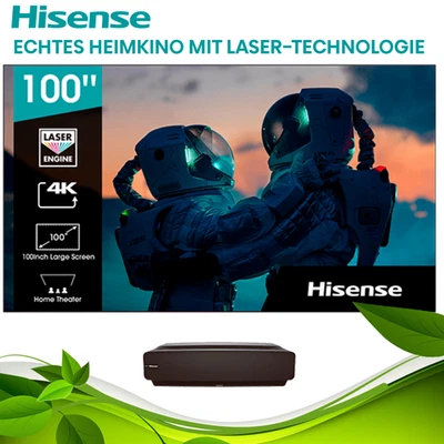 Hisense 100L5F-D12 Laser Tv Ultrakurzdistanz Beamer 4K 2700 Lumen bis 100 Zoll  - Bild 1 von 4