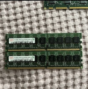 Hynix HYMP564U72BP8-C4 AB-T PC2-4200 ECC 1GB RAM (2*512MB) DDR2 533MHz - Bild 1 von 2