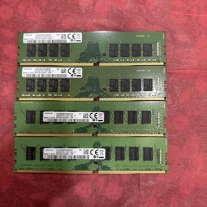 SAMSUNG 8gb  - Lot Of 4 -  PC4 Desktop RAM  2Rx8 PC4-2133P - Picture 1 of 4