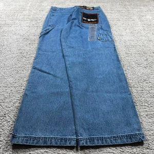 Baggy Wide Leg Y2K 2000’s Loose Fit Skater MOFFAT Carpenter Cargo Denim Jeans - Picture 1 of 7