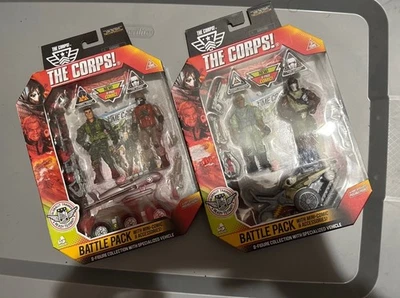 Colección de 2 figuras The Corps Global Fighting Force con vehículo especializado Foto 1 de 4